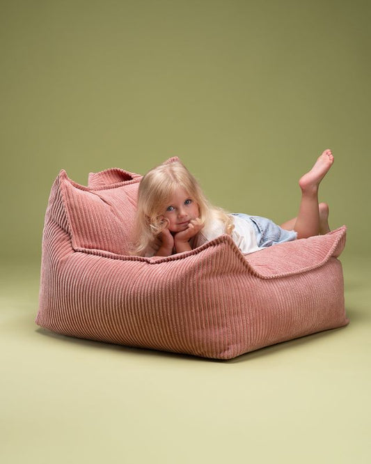 Pink Mousse Beanbag Chair - - WigiWama -