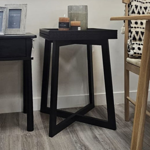 Barland Bedside Table Brown - BEDSDTBL - Gallery Direct -