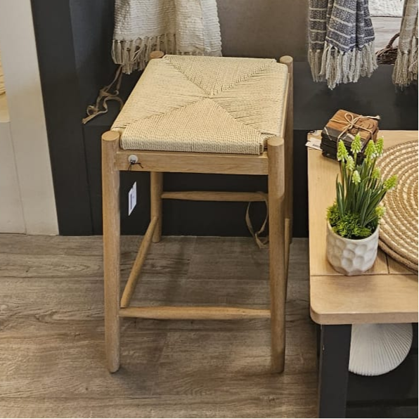 Farmhouse Rope Stool