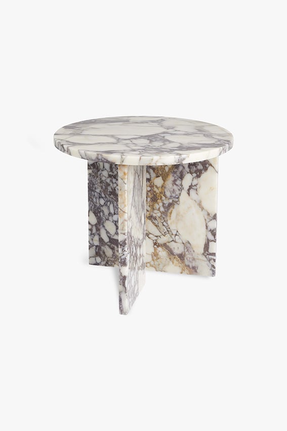 Calacatta Viola marble side table June