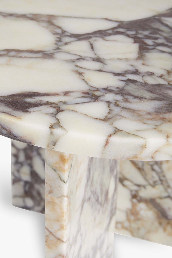 Calacatta Viola marble side table June