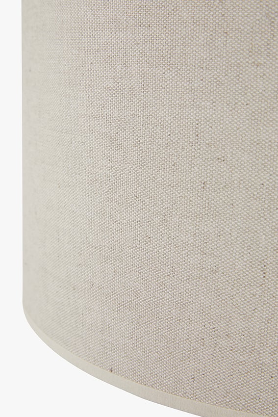 Exclusive table lamp Liz made of earthenware with linen shade