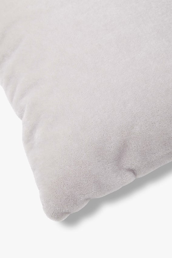 Mohair cushion cover Amy light grey 50x50 cm