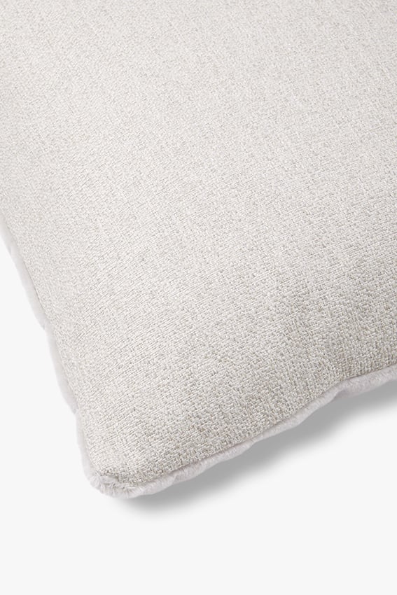 Mohair cushion cover Amy light grey 50x50 cm