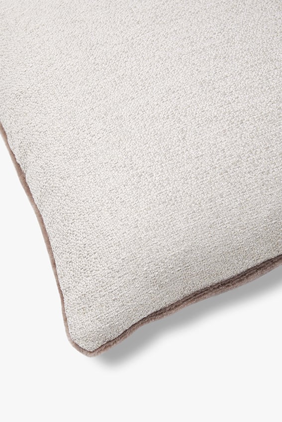 Mohair cushion cover Amy aubergine 50x50 cm