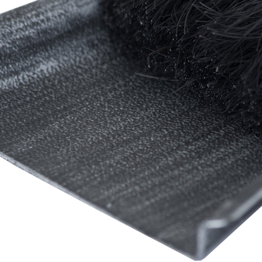 Silver Brushed Steel Crook Top Hearth Tidy Set -  - Hill Interiors -