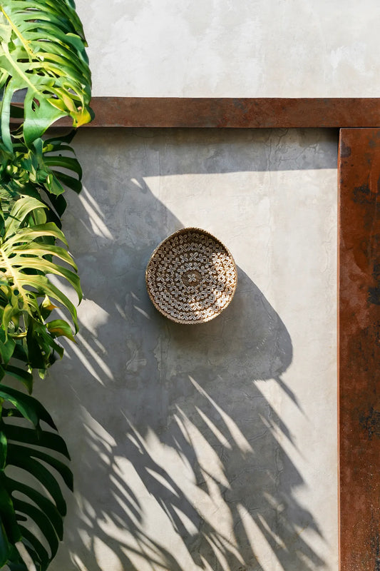 The Costa Shell Plate - Natural White - M_40