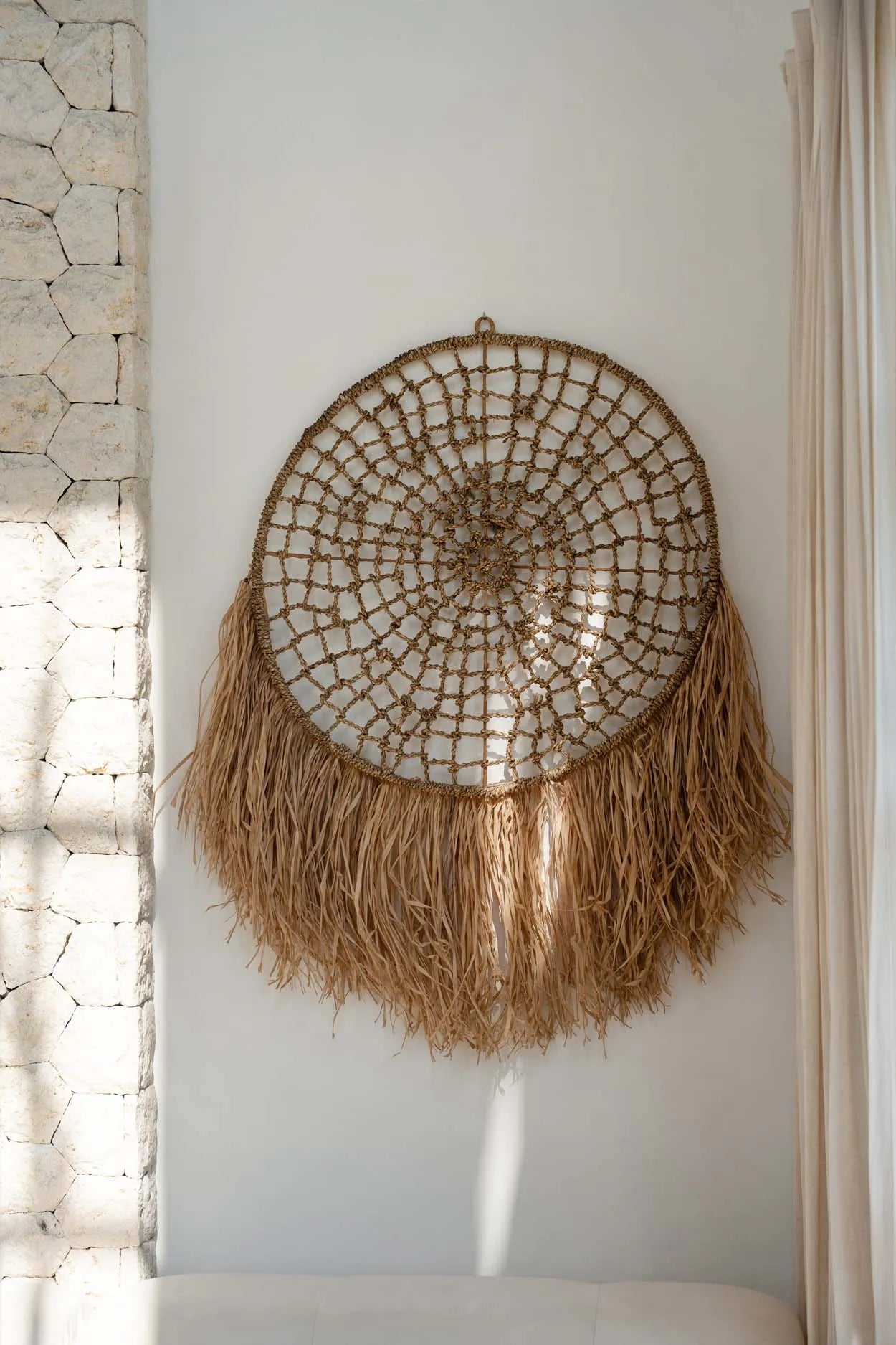 The Raffia Dreamcatcher - Natural_40