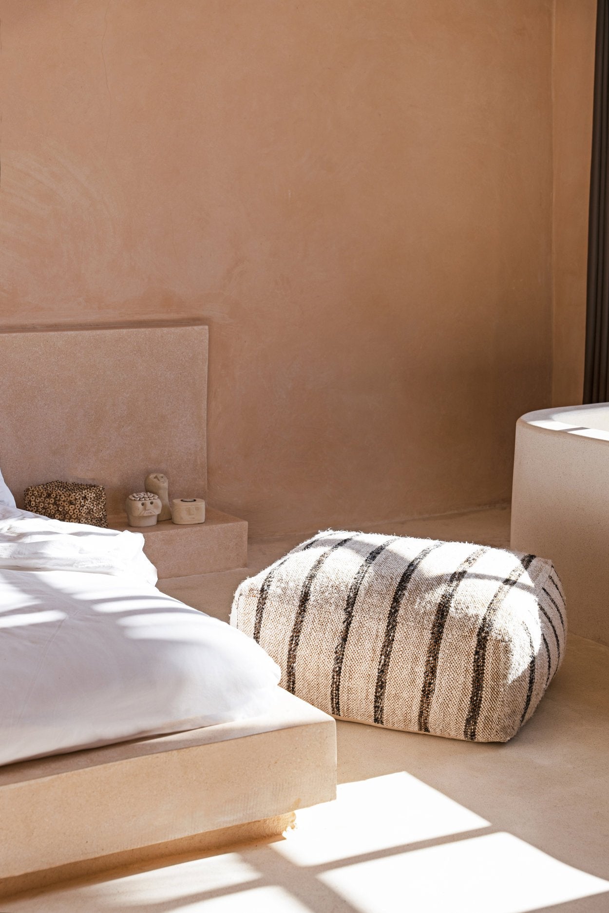 The Oh My Gee Pouffe - Bohemian White