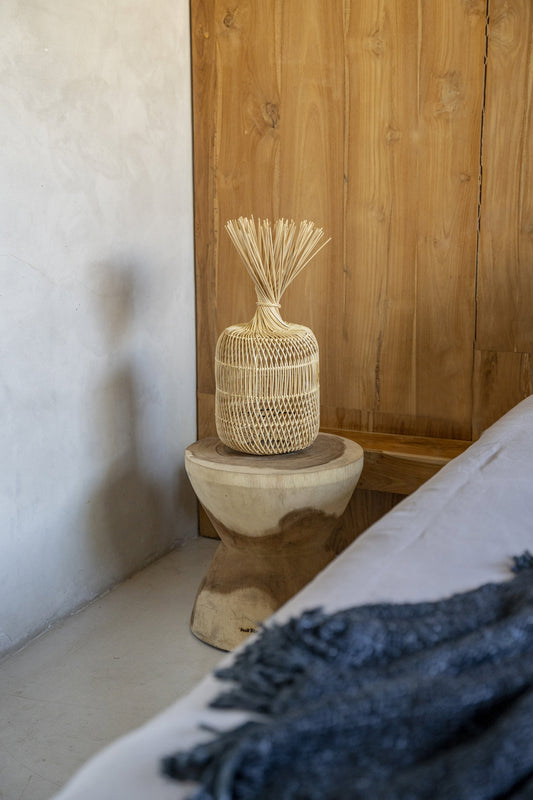 The Kona Stool - Natural - - Bazar Bizar -