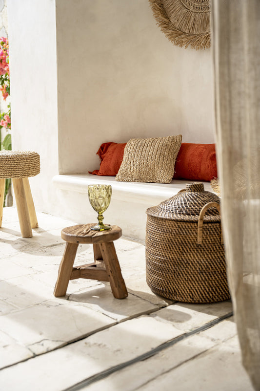 The Yatai Stool - Natural - S - - Bazar Bizar -