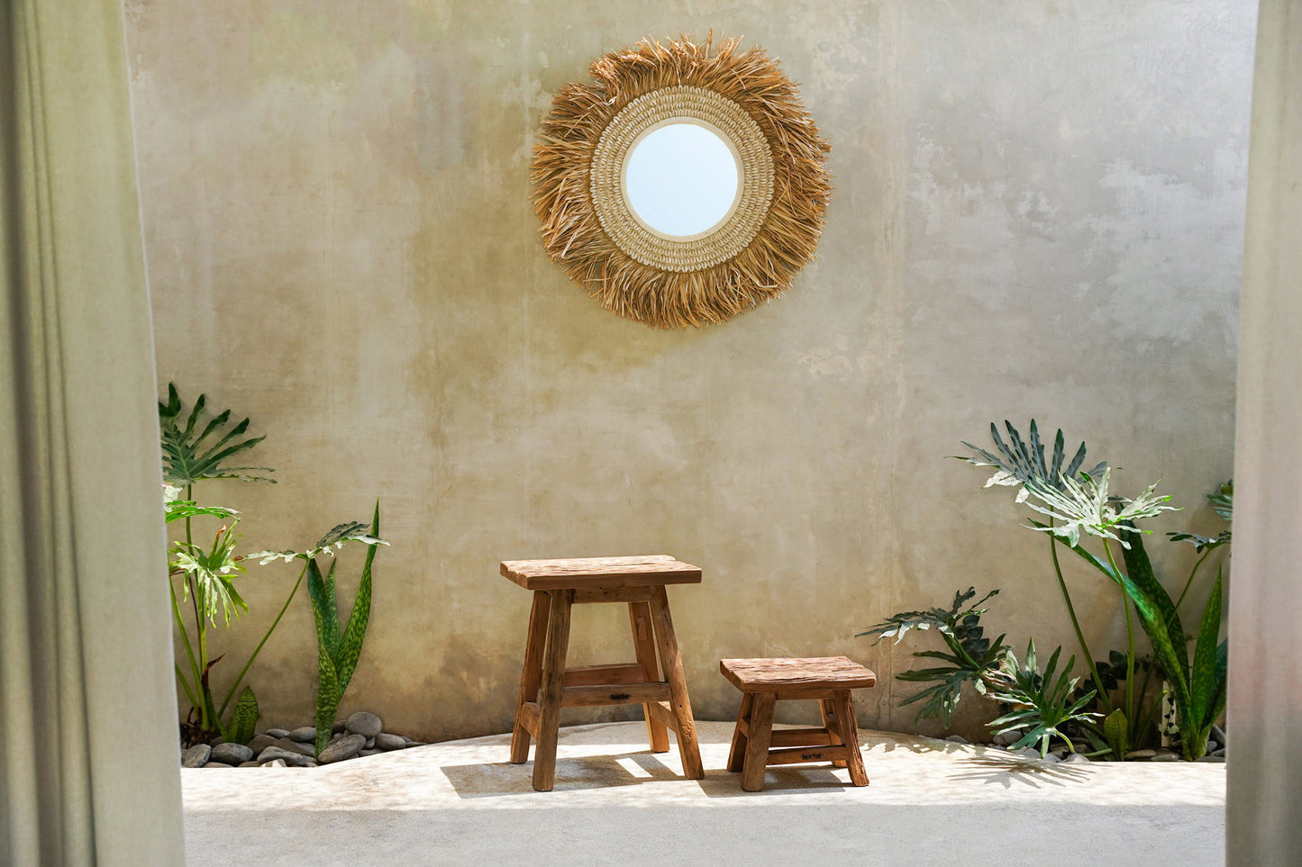 The Yoke Stool - Natural - L