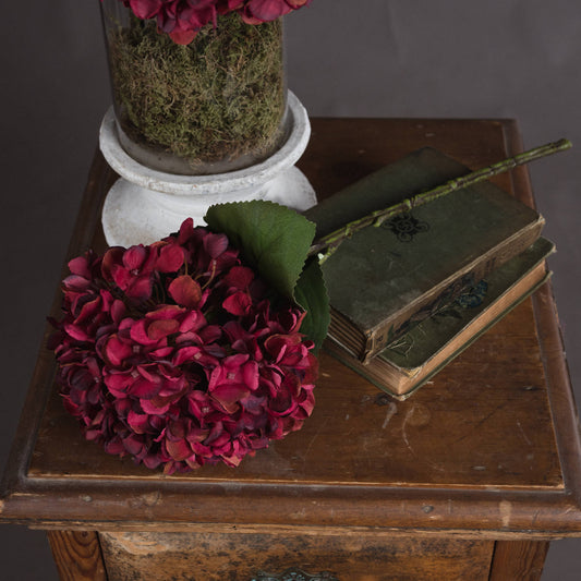 Anastasia Ruby Hydrangea - - Hill Interiors -