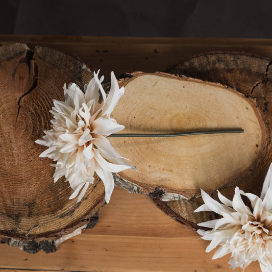 Cream Dahlia - - Hill Interiors -