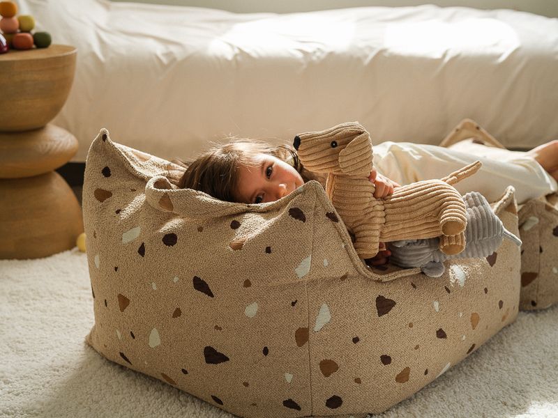 Wigiwama Terrazzo Beanbag Chair - Brown
