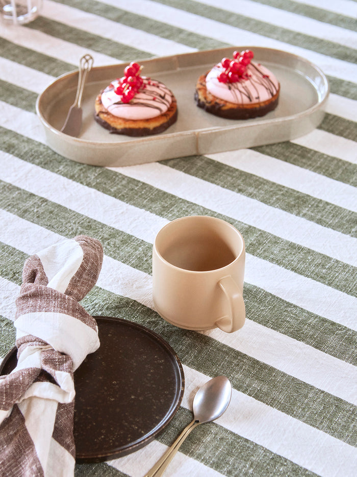 Striped Tablecloth - 200X140 Cm