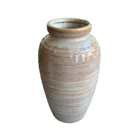 Savannah Collection Brindled Amphora Vase - - Hill Interiors -