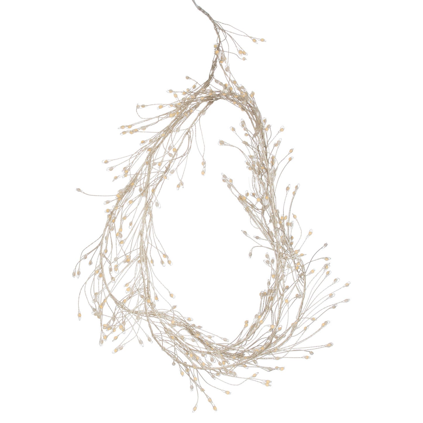 9ft Plug-In LED 8 Sequence Warm White Cluster String