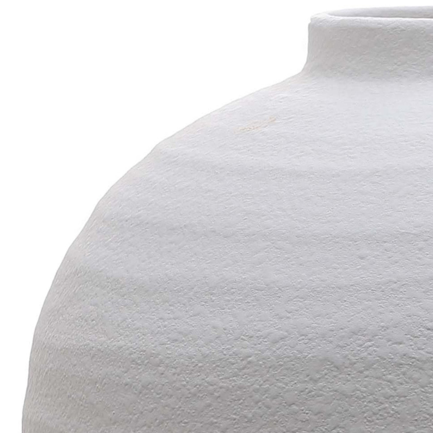 Tobias White Ceramic Vase Medium
