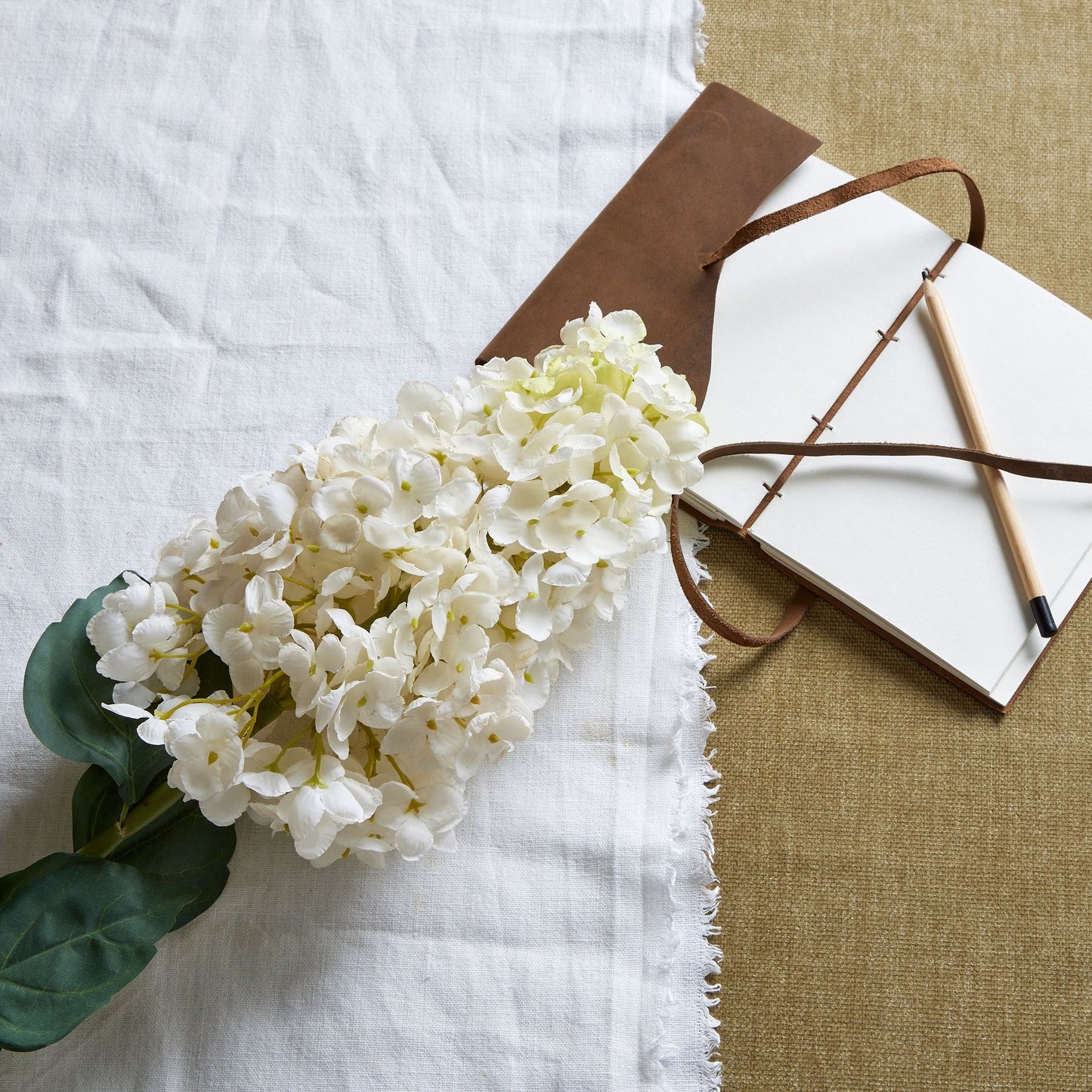 White  Spear Hydrangea -  - Hill Interiors -