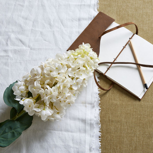 White  Spear Hydrangea -  - Hill Interiors -