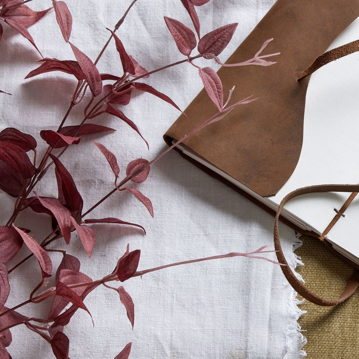 Ornamental Burgundy Leaf -  - Hill Interiors -