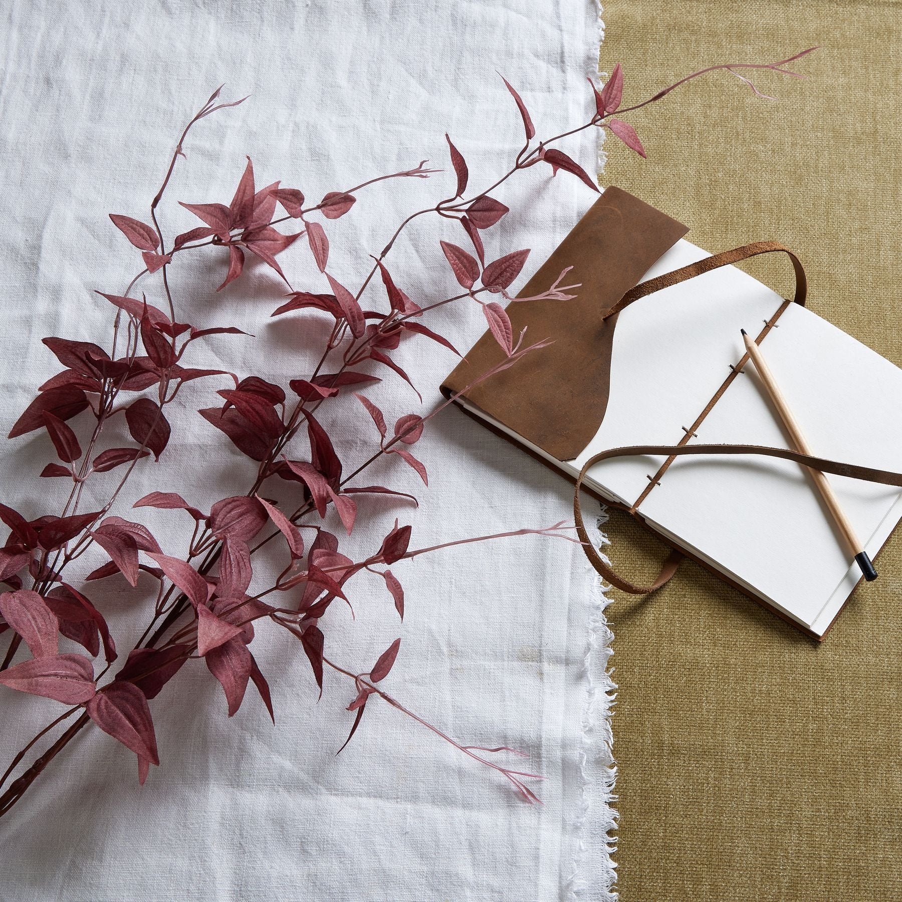 Ornamental Burgundy Leaf -  - Hill Interiors -