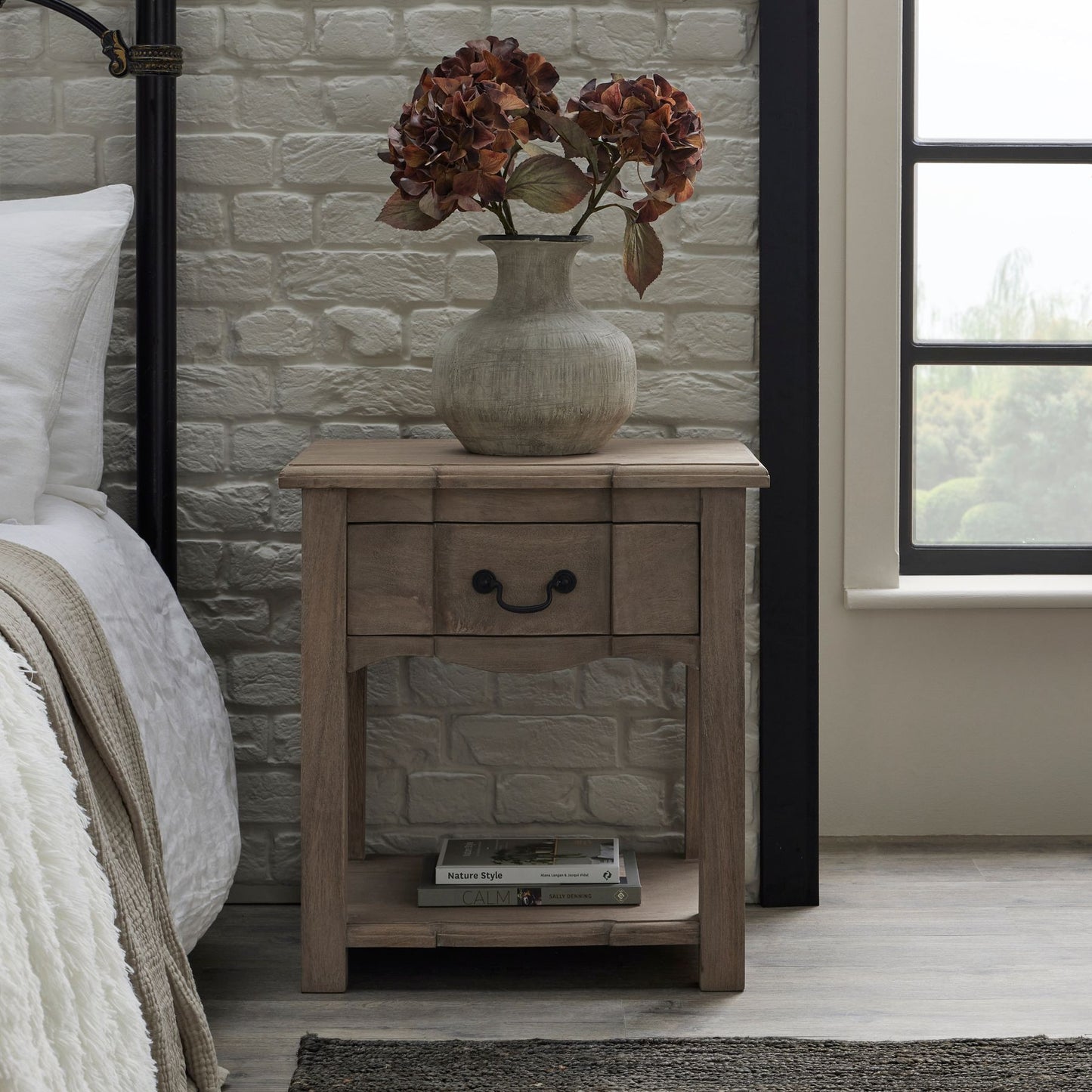 Madelyn 1 Drawer Side Table