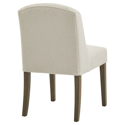Clara Boucle Dining Chair - - Hill Interiors -
