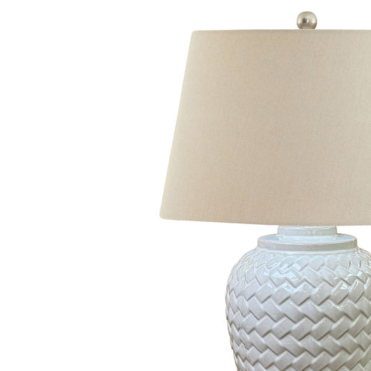 Weave Ceramic Table Lamp