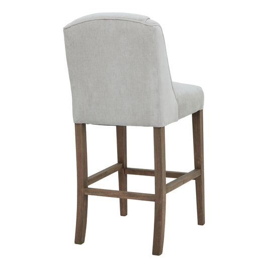 Clara Grey Bar Stool - - Hill Interiors -