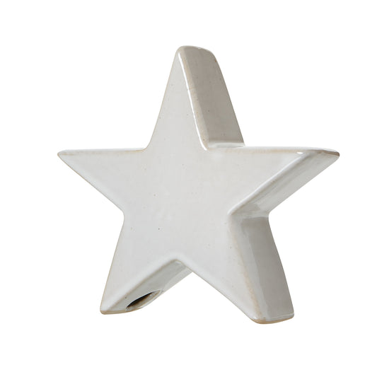 Ceramic Standing Star Decoration Small