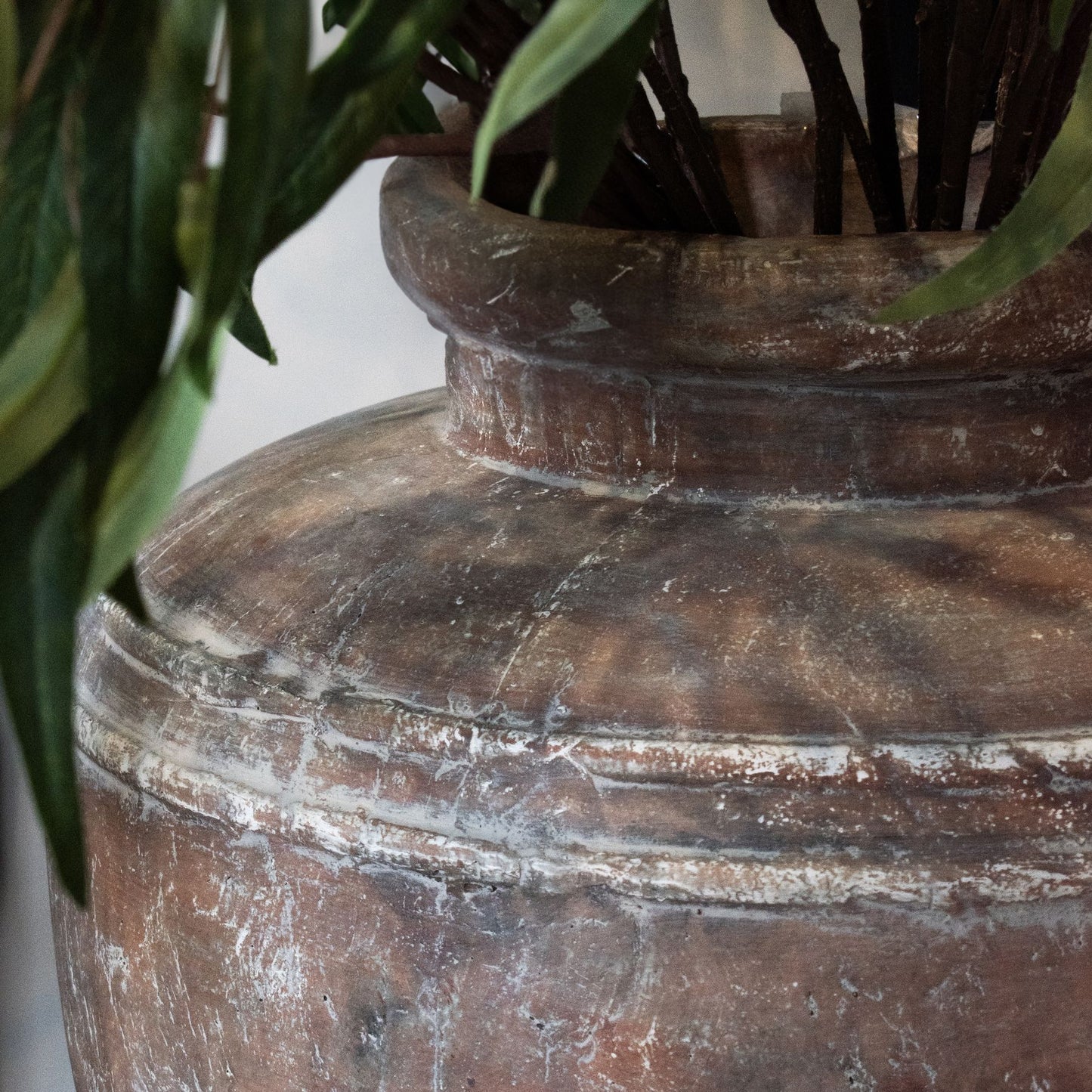 Jasper Large Brown Water Pot