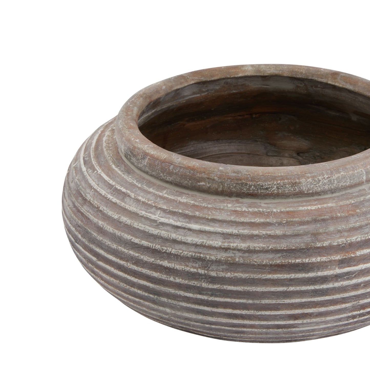 Jasper Reeded Bowl Planter