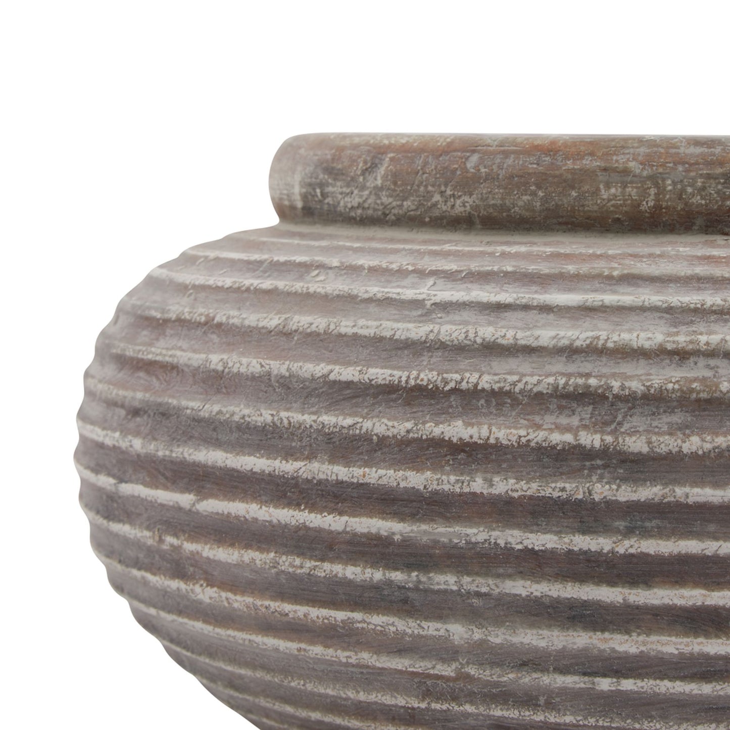 Jasper Reeded Bowl Planter