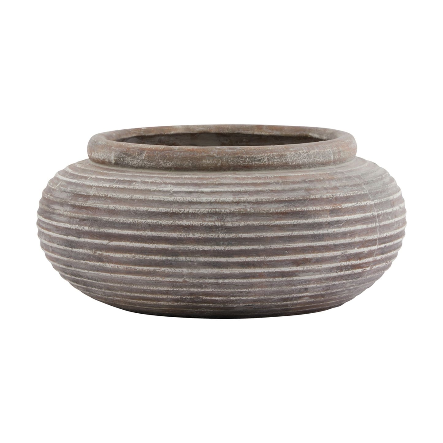Jasper Reeded Bowl Planter