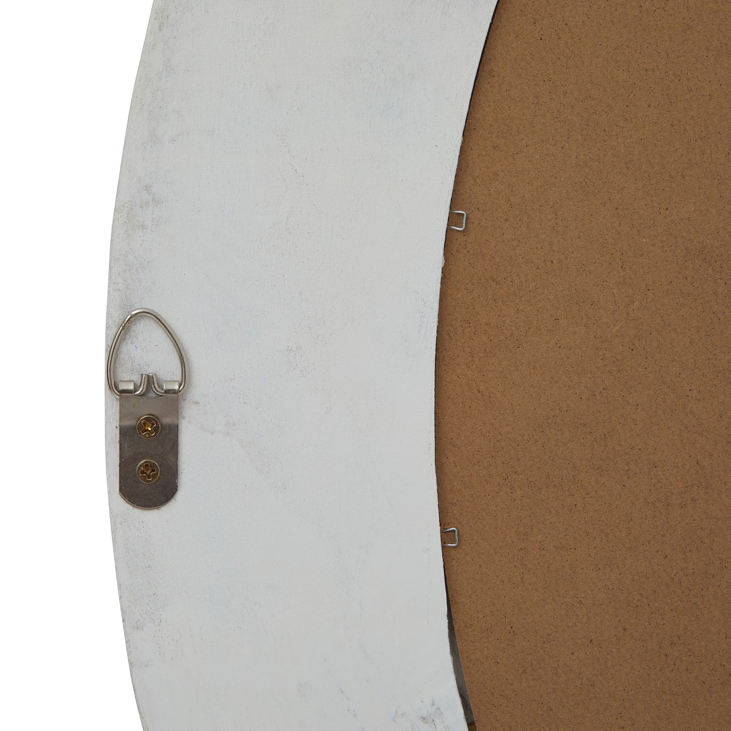 Washed Wood Round Framed Mirror -  - Hill Interiors -
