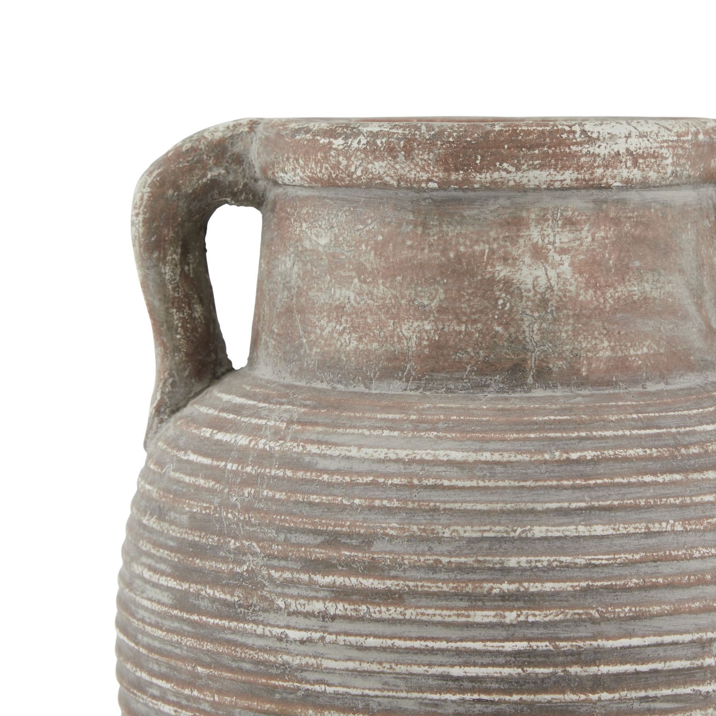 Jasper Reeded Amphora Pot