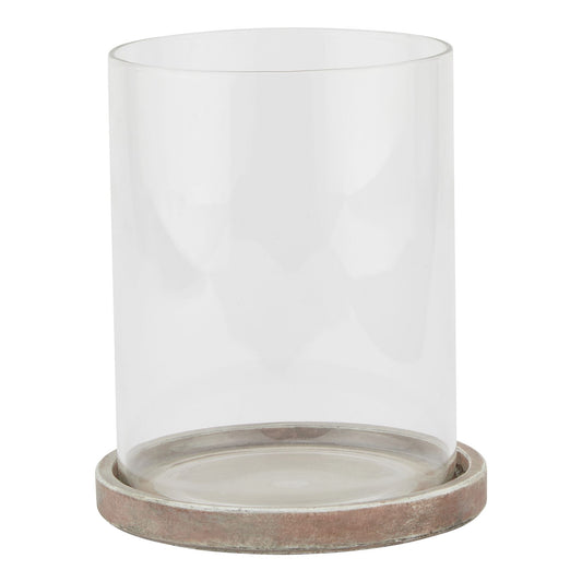 Jasper Brown Hurricane Lantern Large
