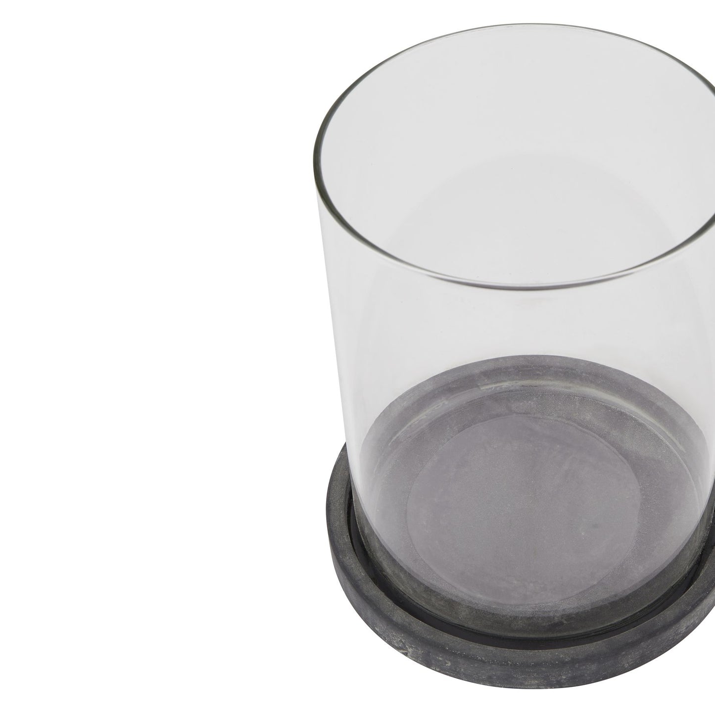 Adriel Grey Hurricane Lantern Large