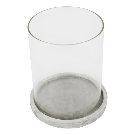 Amelia Stone Hurricane Lantern Large