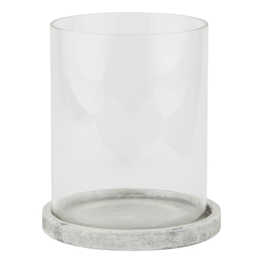 Amelia Stone Hurricane Lantern Large