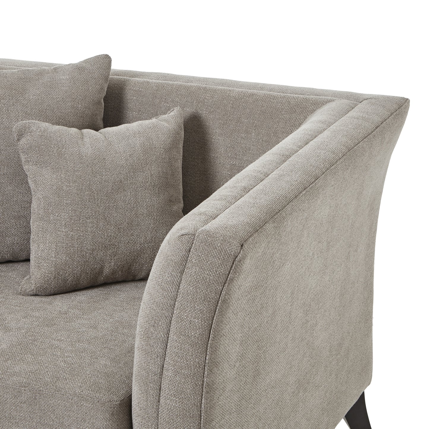 Violet Snuggle Armchair Taupe