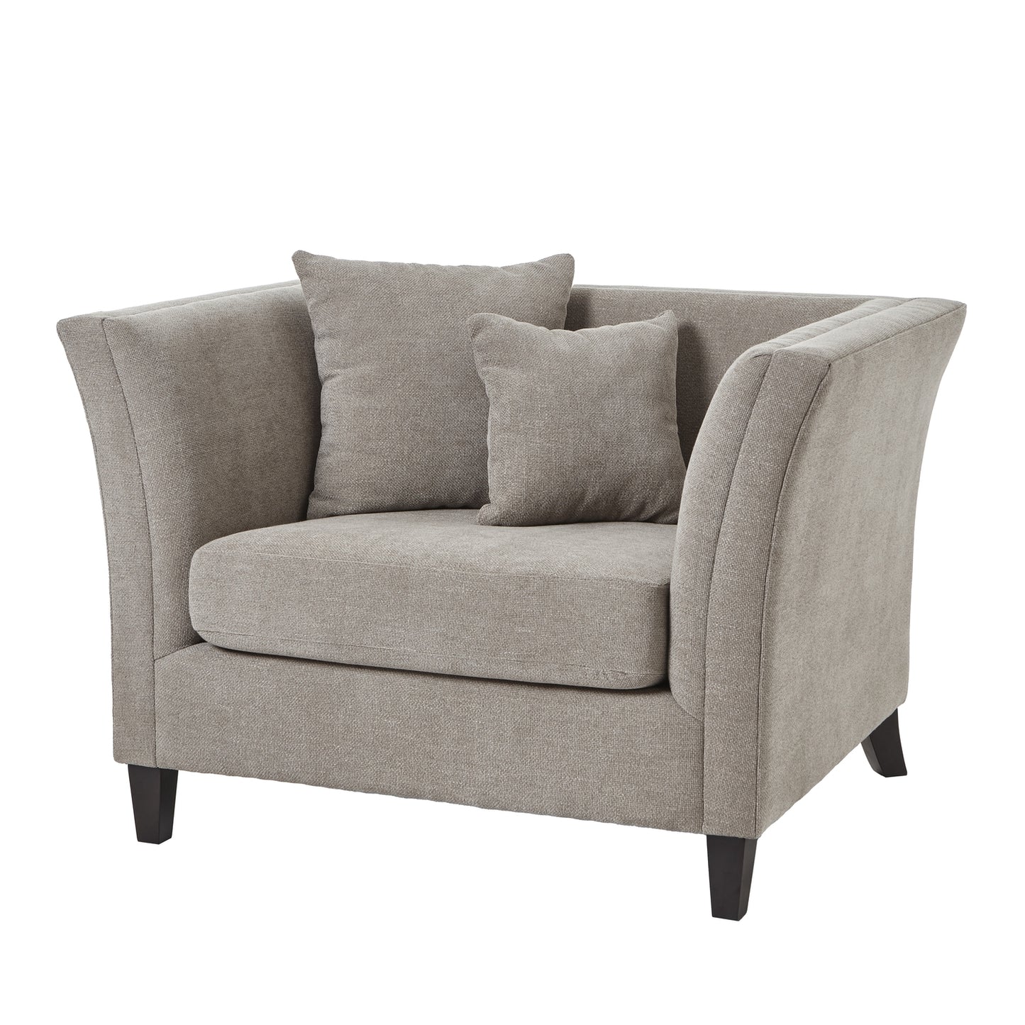 Violet Snuggle Armchair Taupe