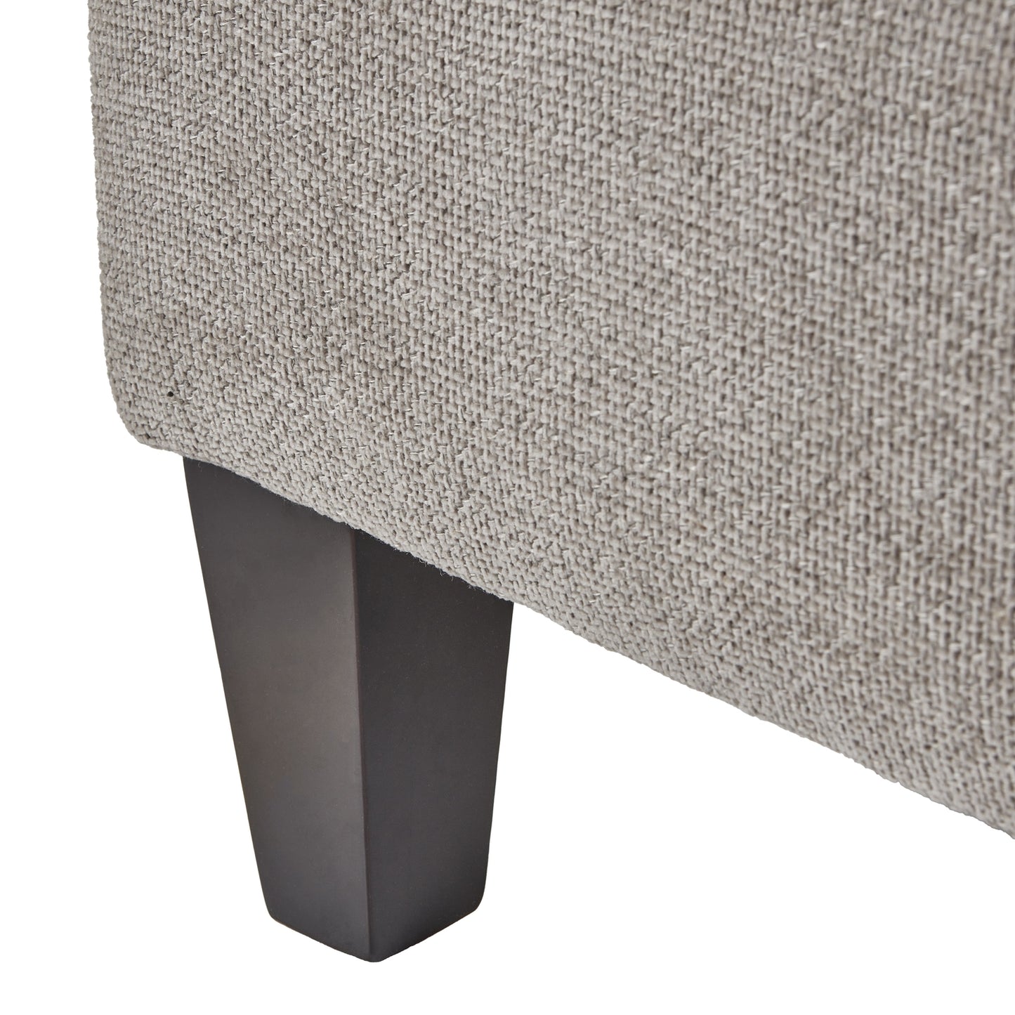 Violet Ottoman Footstool Taupe