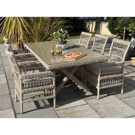 Paisley Outdoor 6 Seater Dining Set