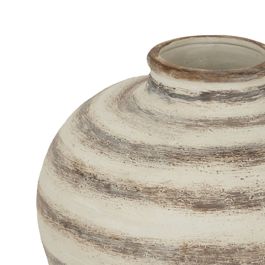 Large Stripe Amfora Vase