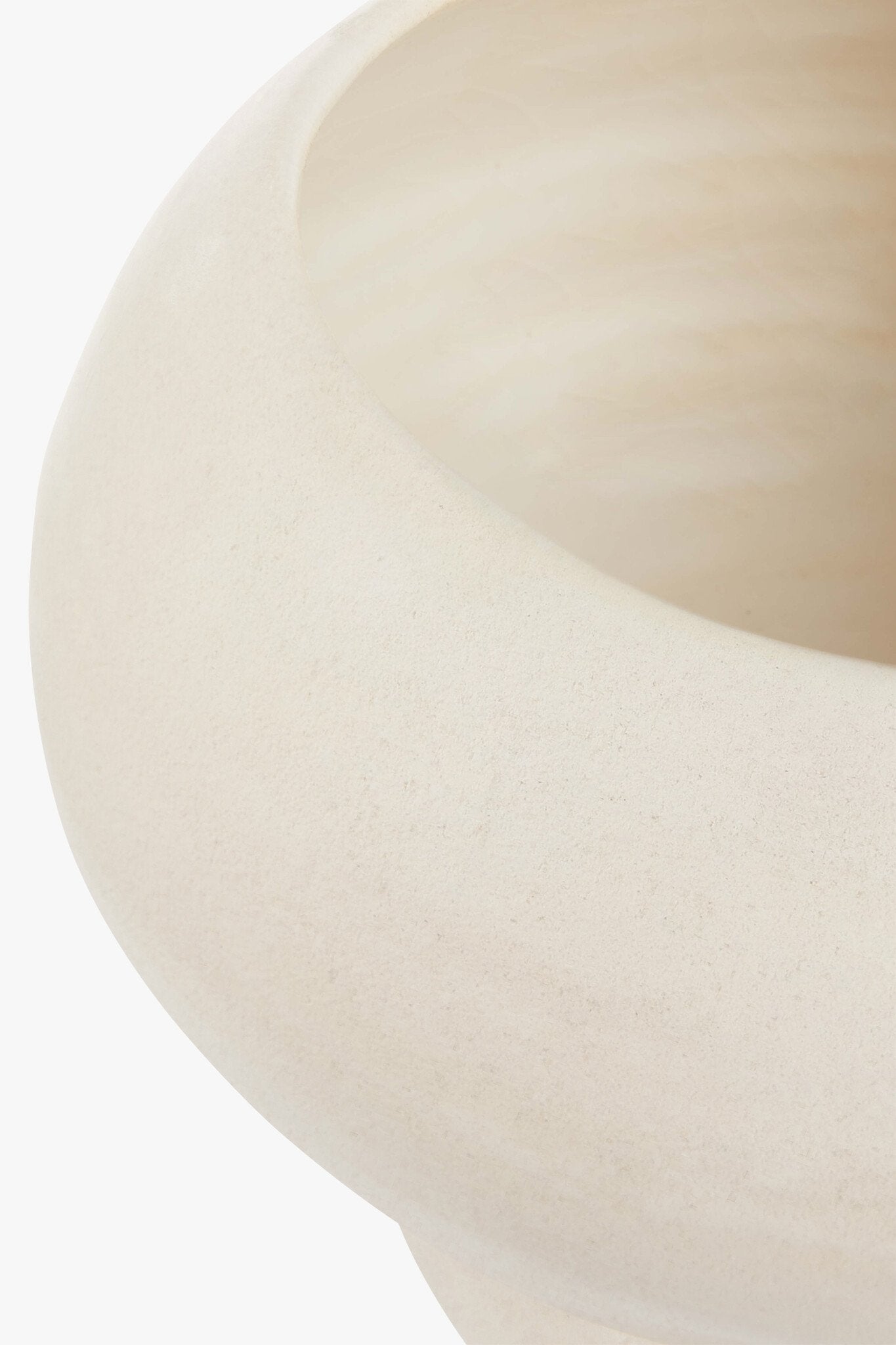 Handmade organic vase Leya made of earthenware