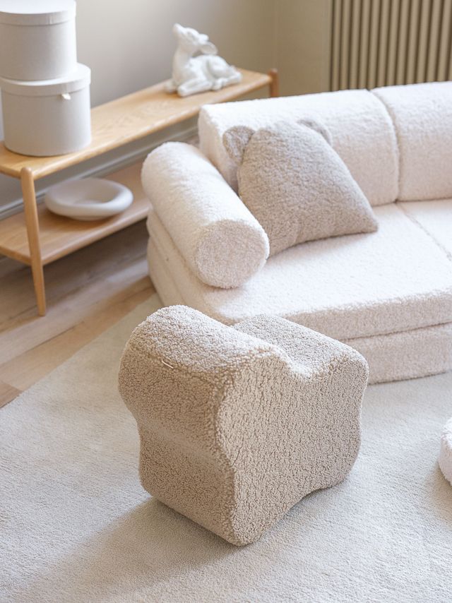 Cream White Settee
