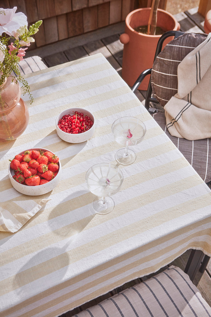 Striped Tablecloth - 260X140 Cm